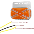 Miniatyrbillede 3 af 5: 8 stk. 24V LED sidemarkeringlys bil blinklys lastbil passer til lastbiler trailere