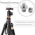 Miniatyrbilde 5 av 5: 10 stk 1/4 tommers og 3/8 tommers kameraskrueadapter konverter gjengesett for monopod kulehode stativ lampeholder utstyr skuldre