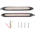 Miniatyrbillede 1 af 5: Universal LED Dagkørelys Blinklys Hvid Gul 15,5 Størrelse 23,5--2 Pak