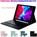 Miniatyrbillede 2 af 5: Tablet Etui + til Air4 10,9 Tommer Flip Læder Etui Tablet Stativ med Trykpude (Lysegrøn)