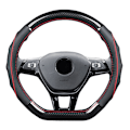 Miniatyrbild 1 av 5: Auto Halkskyddad Präglad Läder Bilstötskydd för Golf 7 Mk7 -