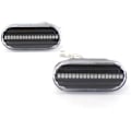 Miniatyrbillede 4 af 5: LED Side Marker Lys til MK4 R32 Golf B5 B5.5 Ny, Udskiftning Blinklys Samling, Sort Røg Linse