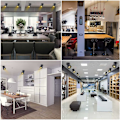 Miniatyrbilde 4 av 5: Justerbar Overflate Montert Spotlight 7W LED Takspotter Taklampe Justerbar Vinkel Vegglampe, COB, 360° Rotterbar Kald Hvit 6000k, Svart