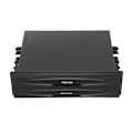 Miniatyrbillede 2 af 5: Auto Single Din Bilradio Lomme, Universal Cd Radio Lomme Drik Kopholder Opbevaringsboks Sort