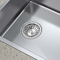 Miniatyrbillede 5 af 5: M34351-2, 2 stk. køkkenvaskprop i rustfrit stål - Universal køkkenvaskfilter (Dia: 78MM), vask med 18 huller, antiblokerende køkken