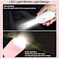 Miniatyrbillede 3 af 5: 130 DB Personlig Nødalarm, Genopladelig Sikkerhedsalarm med LED Lommelygte Fakkel Anti-Overfaldsalarm, til Kvinder Børn Ældre Eventyrer - W