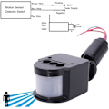 Miniatyrbillede 4 af 5: AC 85V-220V Infrarød PIR Bevægelsessensor Switch til Opladningslys