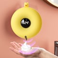 Miniatyrbild 3 av 5: USB-laddning söt husdjursdonut automatisk tvättbar bärbar kreativ LED-display skumdispenser gul