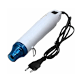 Pikkukuva 1 / 4: 220V Mini Lämpöpistooli, Käsikäyttöinen Lämpöpistooli Kutistuskelmuun, Kutistusputkeen, Epoksihartsiin, Prägäämiseen, DIY (Valkoinen)