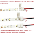Miniatyrbillede 2 af 5: 2-polet LED-stribeforbindelse Fleksibel Forlængerkabel 2-polet Flex LED-stribe LED-båndhjørneforbindelse til SMD 5050 5630 Monokrom LED-stribe 10 mm bred