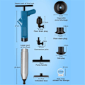 Pikkukuva 2 / 5: WC-plungerisarja, Plunger Drain Unblocker Air, kylpyhuoneen pesualtaan plunger, WC-plunger