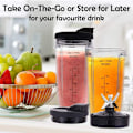 Miniatyrbillede 5 af 5: 24 Oz Kopper med To-Go Låg, 7-Fin Ekstraktorblad, til Nutri Ninja Auto IQ Blender BN801 SS101 BL480-30 BL641 BL642-30