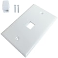 Miniatyrbild 5 av 5: 1-port Ethernet-väggplatta, Keystone-jack-väggplatta med RJ45 Keystone-hona till hona-koppling