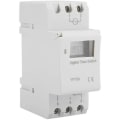 Miniatyrbillede 1 af 2: 15A Din-skinne programmerbar switch med digital LCD programmerbar timerrelæ (AC220V)