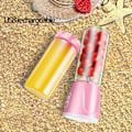 Miniatyrbillede 2 af 5: Mini Bærbar Elektrisk Frugtpresser USB Personlig Mælkesmoothie Maker Blender Kop Maskine Fødevareprocessor 320ML, Pink