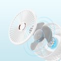 Miniatyrbillede 2 af 5: USB5000mAh Bærbar Fan Bordventilator Miniventilator Lille Ventilator 720° Rotation