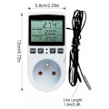 Miniatyrbilde 2 av 5: Termostatkontakt, Digital Timerkontakt, Programmerbar Digital Kontakt med Sonde, Programmerbar Digital Timer, Oppvarmingstermostatkontakt for Drivhus