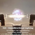 Miniatyrbillede 3 af 5: 10W R7s LED Pære 118mm COB Filament Kold Hvid 6000K 220V Dobbelt J118 Sokkel LED Lineær Rørpære 360 Grader IKKE-Dæmpbar, 2-pak [Energiklasse F]