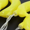 Miniatyrbillede 3 af 5: Dekorationslys, Batteridrevet Simuleret LED-Feelyse Bananformet Lys til Soveværelse til Have