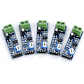 Miniatyrbillede 1 af 5: 5 stk. LM386 lydforstærkermodul, 512V, 200 forstærkning, LM386 lydforstærker, stereo lydforstærkermodul til Arduino LM386, L1P8