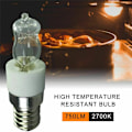 Pikkukuva 2 / 4: 2 kpl 40W Uunin Valolamppu, E14 Kestävä Korkean Lämpötilan Halogeeni Lamppu, 220-240V Mikroaaltouunin Valolamppu, Vaihtolamppu Uuniin, Jääkaappiin