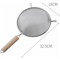 Miniatyrbilde 4 av 5: God kvalitet finmasket sil i rustfritt stål, rustfritt stål melsikt med fint håndtak, sil med håndtak, kjøkkensil f