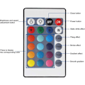 Miniatyrbillede 2 af 5: DC12V RGB LED-controller + 24-tasters RGB-fjernbetjening IR-lysstribe-controller til 2835 5050 RGB-lysstribe