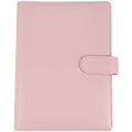 Miniatyrbillede 5 af 5: A5 PU Læder Løs Blad Spiral Binder Notebook Cover, Notebook Cover, Pink