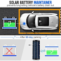 Miniatyrbilde 4 av 5: 12V 30W Bærbar Solcellepanel Bil Båt Strøm Solcellepanel Batterilader Vedlikeholdslader for Bil Traktor Båt RV