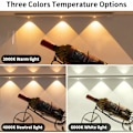 Miniatyrbilde 3 av 5: LED-lampe, 40 cm skaplampe med bevegelsessensor, USB-ladbare LED-lampe, trådløs kjøkken-LED-lys med 3 lysmoduser og magnetisk feste for Ca