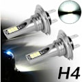 Miniatyrbilde 5 av 5: 2 stk H4 LED-lyspærer i en boks, 50W/14000lm/IP68 LED-lampe vogn vanntett, tåkelys 2 pærer 6000-6500K hvitt lys