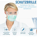 Miniatyrbild 2 av 5: 5 stycken skyddsglasögon mot droppar, ögonskydd, dammskyddande glasögon, transparenta, anti-dimma, säkerhetsglasögon för daglig användning, DIY, laboratorium, svetsning
