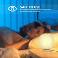 Miniatyrbillede 2 af 5: Rattan Bordlampe Japansk Stil Sengebordslampe Skrivebordslampe Soveværelse DIY Dekoration Europæisk Stik