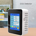 Miniatyrbillede 4 af 5: CO2-detektor Temperatur/Fugtighedsmåler Luftkvalitetsmåler TVOC-detektor LCD-display TVOC-dioxid (sort)
