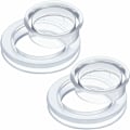 Miniatyrbillede 5 af 5: 2 stk. paraplyringe og hætter til havebord, tykkere hulringsplugs og hættesæt til paraplyer i standardstørrelse (gennemsigtig)