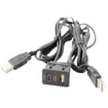 150CM Bil Dash Flush Mount 2 USB Port Panel Auto Båt Dubbel USB Förlängningskabel-TAPYC Adapter för