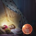 Miniatyrbild 4 av 5: Pedagogisk Barnväckarklocka - Dag/Natt, Tickfri Barnväckarklocka, Analog Väckarklocka, Reseväckarklocka för Studenter Uppvaknande Presenter för Barn T
