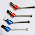 Pikkukuva 3 / 5: 4 kpl Metal CVD Drive Shaft -voimansiirtoakseli LaTrax Teton 1/18 RC -autoon, päivitetyt osat ja lisävarusteet, 1