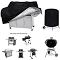 Miniatyrbilde 5 av 5: Grilldeksel, 210d Sølvbelagt Polyester Oxford Stoff Grilldeksel——Sylindrisk 3xs-(0.15kg)-Φ77x58cm