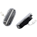 Miniatyrbild 5 av 5: LED-sidomarkörlampa för MK4 R32 Golf B5 B5.5 Ny, Ersättningsblinkerslampa, Svart Rökfärgad Lins