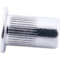 Miniatyrbild 5 av 5: 100 st Cylindriska Muttrar Vertikala Ränder Aluminium Nitar