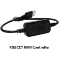 Miniatyrbilde 4 av 5: GLEDOPTO USB LED-stripe RGBCCT TV-bakgrunn 2M Smart Stripe Zigbee Stripe Mini Controller Fungerer med Amazon Alexa Echo Plus
