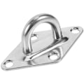 Miniatyrbilde 2 av 5: 304 Rustfritt Stål 10mm Tykkelse Seil Seilet Pad Øye Flat Båt Rigging