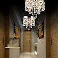 Miniatyrbilde 5 av 5: Moderne krystall LED-taklampe for innendørs lampeoverflate taklampe for soverom spisestue 250 mm varm hvit