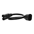 Miniatyrbillede 1 af 5: IEC 320 2-polet C7 Hun til C8 Han Figur 8 Strømadapter Forlængerkabel til Højttaler Printer (0,3M)