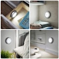 Miniatyrbillede 2 af 5: 6 stk. LED-bevægelsessensorlys PIR-C natlys batteriskab trappelampe