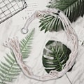 Miniatyrbild 3 av 5: 2 st Macrame växt hängare inomhus utomhus hängande planter korg bomullsrep