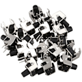 Miniatyrbild 1 av 5: 20 st Momentary Right Angle Taktil Tact Tryckknappsbrytare 6 x 6mm x 8mm