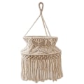 Miniatyrbillede 1 af 5: Håndstrikket Lampeklokke, Loftlampe Skærm, Boho Makramé Lampeklokke Lanterne til Stue Soveværelse Dekoration