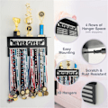 Miniatyrbilde 5 av 5: Medalholder med hylle - \"Never Give Up\" - For trofeer og medaljer, enkel installasjon, B